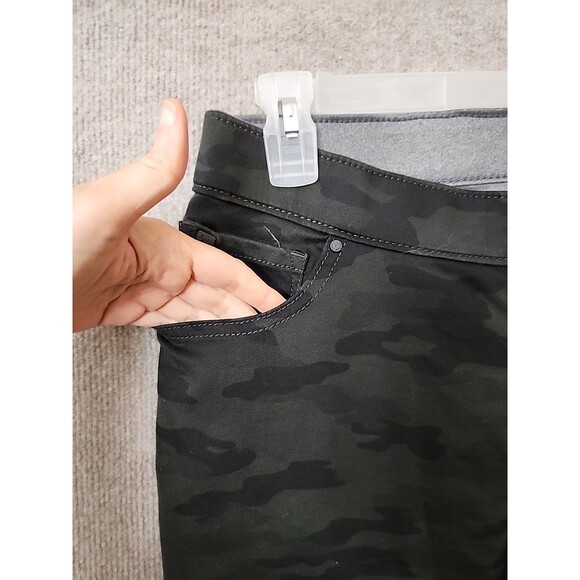 Lee Dream Jean Pull on Legging Womens 12 Forest Camo Stretch NEW - Picture 3 of 11